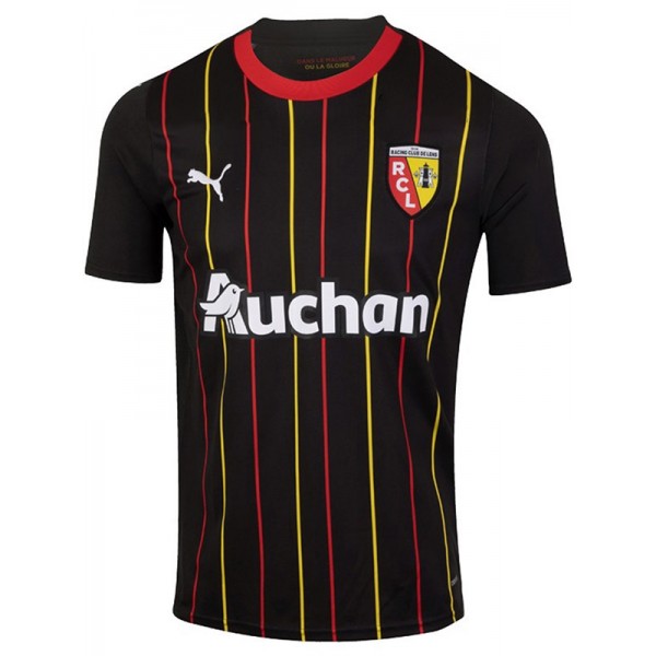RC Lens maglia da trasferta uniforme da calcio da uomo seconda maglia da calcio per abbigliamento sportivo 2023-2024